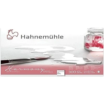 Imagen de Hahnemuhle Harmony Bloc de papel acuarela (A4), prensado en frío