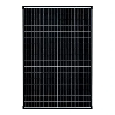 Imagen de enjoy solar 180W 12V Panel monocristalino, 182mm células solares 10 barras colectoras ideal para autocaravana, sistema de balcón, vivienda jardín, barco