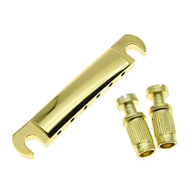 Imagen de kaish LP Guitarra Tune O Matic cordal Stop Bar para Les Paul Sg oro