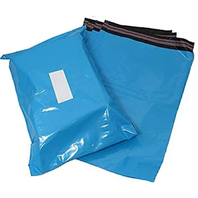 Imagen de Triplast Bolsa de plástico para envíos postales, color azul claro, celeste 9&quot; x 12&quot;