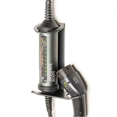 Imagen de Juice Booster, Soporte de Pared para Booster 2 Mobile Wallbox, Accesorio Estacion Carga Coche, Fácil Instalación y Flexibilidad Portátil Viajes, Incluye Candado Anti Robo