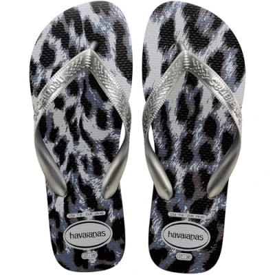 Imagen de Havaianas Top Animals, Chanclas, Cómodas, Ligeras y Duraderas, Suela con Estampado de Animal Print, Tiras Anchas Flexible, Mujer