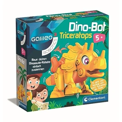Imagen de Clementoni Galileo Robotics DinoBot Triceratops 59326 Juego de construcción Dinosaurios para niños a Partir 5 años