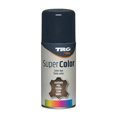 Imagen de TRG The One Tinte en Spray para calzado de Piel y Sintética Ideal Restaurar o cambiar el Color Zapatos Super #301 Marrón Oscuro, 150ml
