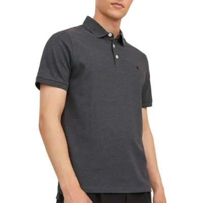 Imagen de Jack &amp; Jones Epaulos SS NOOS Polo, Hombre, Talla: XL, Dark grey melange
