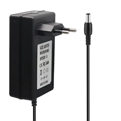 Imagen de PAUTIX LED Tira de luces EU plug DC24V 2A adaptador fuente alimentación para tiras LED, corriente GS CERTIFICATION AC100 240, enchufe máximo 48W