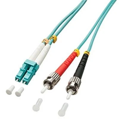 Imagen de Lindy 10m Om3 Lc St Duplex Turquesa Cables De Fibra Óptica
