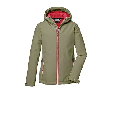 Imagen de killtec Nina Chaqueta softshell/chaqueta outdoor con capucha KOS 358 GRLS SFTSHLL JCKT, olive, 116, 42067 000
