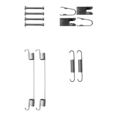 Imagen de TEXTAR 97048500 Juego de accesorios, zapatas freno RENAULT: CLIO III Grandtour, 3, NISSAN: MICRA 3