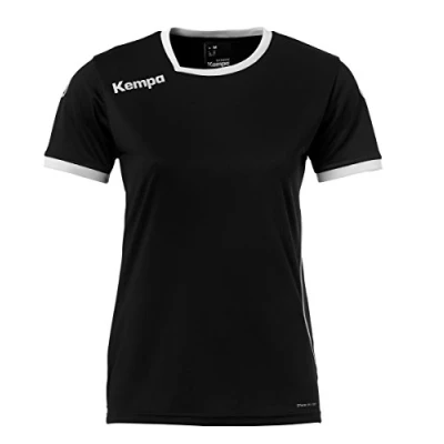 Imagen de Kempa Curve MC Camiseta de Juego, Mujer, Negro/Blanco, XXL