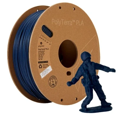 Imagen de Polymaker PolyTerra PLA Army Blue 1.75mm 1kg