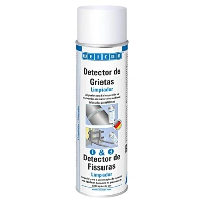 Imagen de WEICON Detector de Grietas Limpiador 500 ml Inspección materiales no destructiva través colorantes Transparente