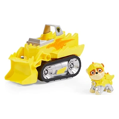 Imagen de Patrulla Canina Coche TRANSFORMABLE Rescue Knights + Figura Rubble de 15 cm con 1 6063587 Juguetes Niños 3 Años