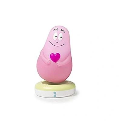 Imagen de Lámpara nocturna Lumilove Barbapapa de Pabobo para bebés y niños nómadas, cargador inducción, rosa