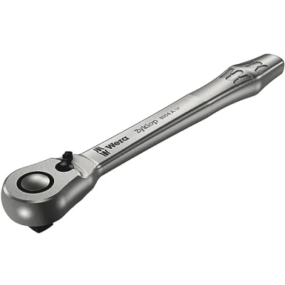 Imagen de Carraca 8004 A Zyklop Metal, Cuadradillo de 1/4&quot; y con Palanca Inversión Giro, 1/4 Pulgada X 141.0 mm