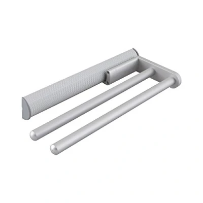 Imagen de OBF 041247 Grimme Eris Toallero extensible (2 brazos, aluminio anodizado natural, 300 mm), Länge 290 mm