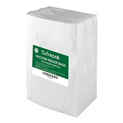 Imagen de O2frepak 100 Bolsas 25x33cm Envasar al Vaci Vacio Alimentos de Vacío Alimentos,Bolsas para Envasado Sin BPA