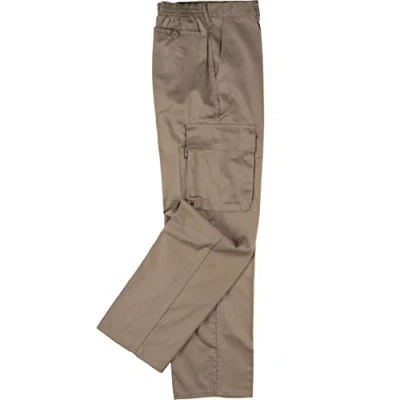 Imagen de Work Team Pantalón. Elástico en cintura, multibolsillos: dos bolsos laterales perneras. HOMBRE Beige 44