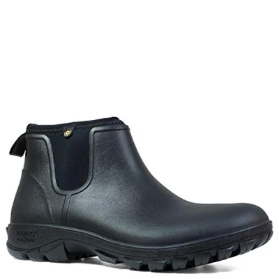 Imagen de Bogs Men&#039;s Sauvie Slip Chukka Boot, Black, 9 D(M) US