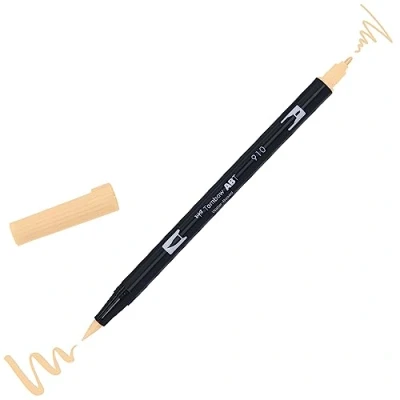 Imagen de Tombow ABT Dual Brush Rotulador Doble Punta Pincel Acuarelable Para Lettering, Dibujo, Pintura, Manga Uso Doméstico y Profesional Color brown