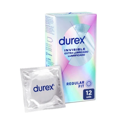 Imagen de Preservativos Invisible Extra Lubricado de Durex