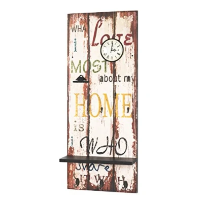 Imagen de HAKU Möbel Tablón de notas motivo, vintage, MDF, metal Dim.: AN 40 cm x AL 100 P 14 cm, Estilo: Industrial