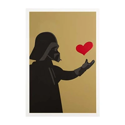 Imagen de Hallmark Tarjeta de San Valentín con diseño Darth Vader y corazón Star Wars