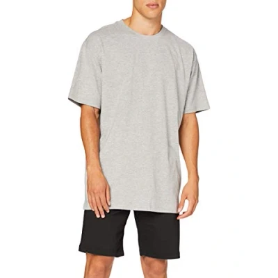 Imagen de Build Your Brand BY102 Heavy Oversize tee T Shirt, Grey, S Men&#039;s