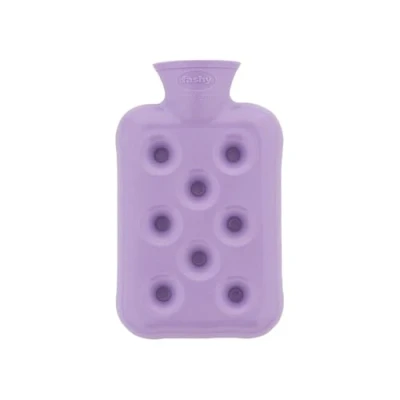 Imagen de Fashy Mini bolsa de agua caliente con forma panal abeja (0,5 L), color lila