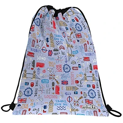 Imagen de Grafoplas Bolsa Saco Londres Epluche, Multicolor, M Unisex niños