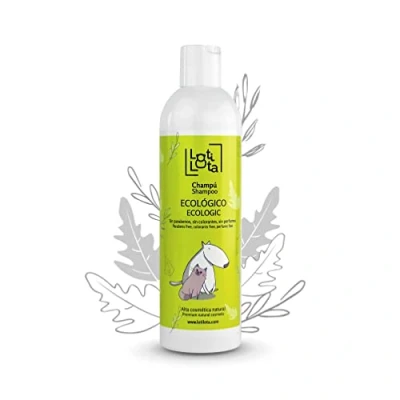Imagen de LOTI LOTA Champú Ecológico 500 ml Ingredientes 100% Biodegradable Limpieza de Manera Natural pH Neutro Vegano y Apto para Uso Frecuente
