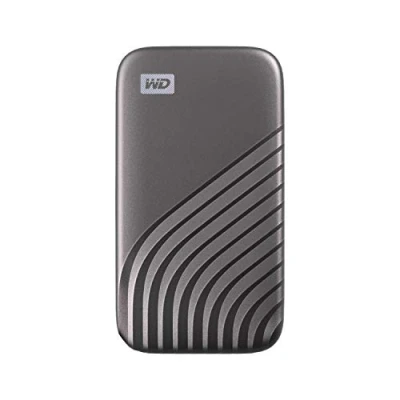 Imagen de Disco duro SSD externo 2 TB WD My Passport SSD, Portátil, Lectura 1050 MB/s, USB 3.2, Para Windows y Mac, Gris