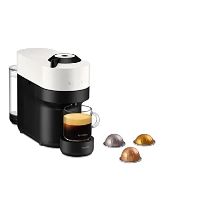 Imagen de Nespresso Cafetera Krups Vertuo POP Blanca de Cápsulas YY4889FD