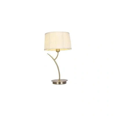 Imagen de FABRILAMP Sobremesa Magni 1xE27 Cuero Beige
