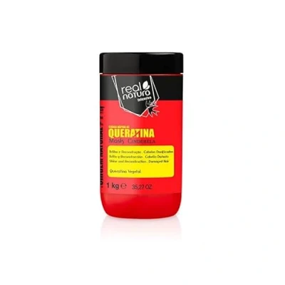 Imagen de Real Natura Máscara Sin Sal Carga Rápida de Queratina Cinderela 1kg Fortalecimiento y Reparación Intensiva