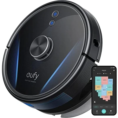 Imagen de eufy de Anker, RoboVac LR30 Hybrid Robot Aspirador y fregasuelo, 3000 Pa succión, Navegación Láser iPath, análisis Varias Plantas, Control avanzado aplicación, depósito Agua controlable