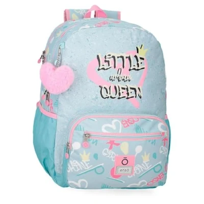 Imagen de Enso Little Urban Queen Mochila Escolar Infantil Fabricada en Poliéster, Tirantes Anchos y Ajustables Que se adaptan, Bolsillo Frontal.
