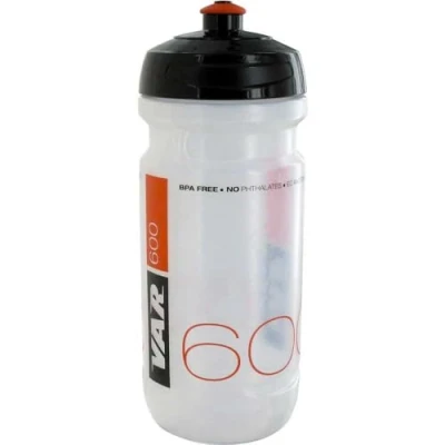 Imagen de SHIMANO Bidón VAR Transparente/Rojo 600ml, Adultos Unisex, Multicolor, Talla Única
