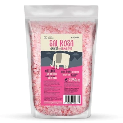 Imagen de Sal Rosa Del Himalaya Gruesa. Sin Aditivos, Refinado. Mayor Contenido En Oligoelementos. Para Sazonar Y Condimentar. Origen: Punjab, Pakistán