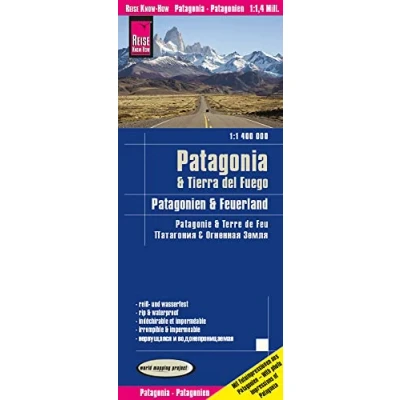 Imagen de Patagonia &amp; Tierra de Fuego 1:1.400.000 impermeable: reiß und wasserfest (world mapping project) (Patagonia del (1:1,400,000))