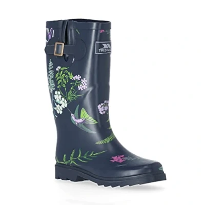 Imagen de Trespass Elena, Botas de Lluvia Mujer, Impresión del Pájaro Tarareo, 38 EU