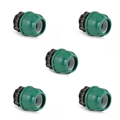 Imagen de [Pack 5] Tapón final PP 32mm. de riego fabricado en Polipropileno. Montaje rápido. Impide el paso Agua la instalación riego. Rosca 3/4&quot;. Accesorios tubería