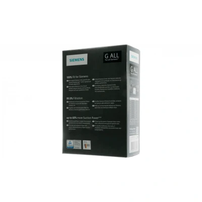 Imagen de Siemens Bolsas para aspiradoras (4pz) tipo g all 17003049