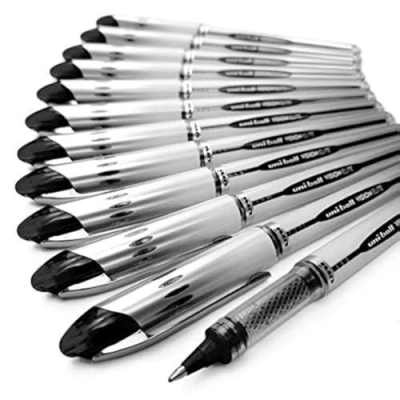 Imagen de Uni Ball Vision Elite UB 200 Tinta Líquida Bolígrafo Caja de 12 Negro