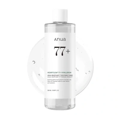 Imagen de ANUA Heartleaf 77% Tónico Calmante I pH 5.5 Cuidado para Problemas de la Piel, Piel Calmante, Refrescante, Purificante (500 ml / 16.9 fl.oz.)