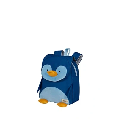 Imagen de Samsonite Happy Sammies Eco Mochila infantil S, para Unisex niños, Azul (Penguin Peter), S (29.5 cm 7 L)