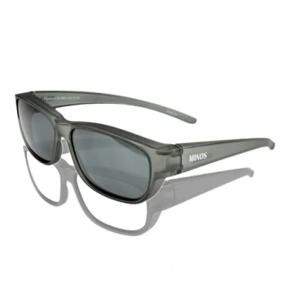 Imagen de ActiveSol Gafas de sol Minos para hombre, protección UV400, polarizadas, gris, talla única