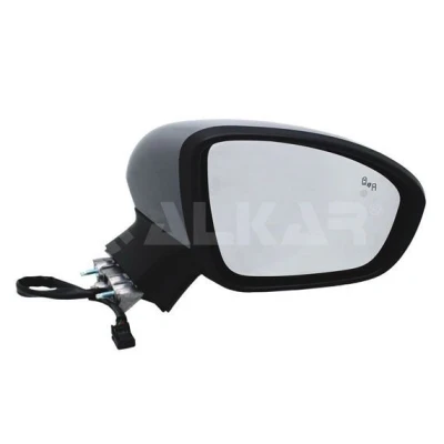 Imagen de Espejo retrovisor Alkar 6148251 derecha imprimado eléctrico calefactable, con sensor de temperatura, abatible eléctricamente, convexo para vehíc.