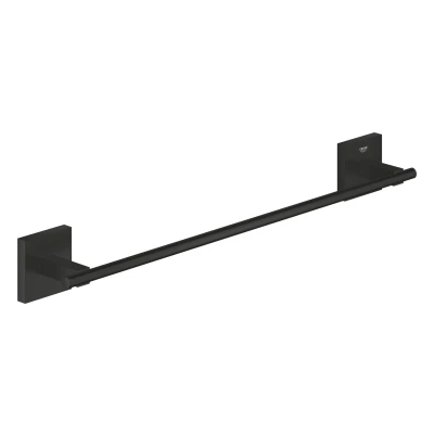 Imagen de GROHE Start Cube Quickfix Toallero de metal 450mm, Negro Mate 409872430