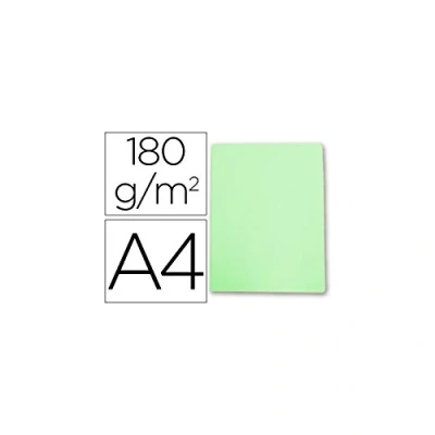 Imagen de Subcarpeta cartulina gio din a4 verde pastel 180 g/m2